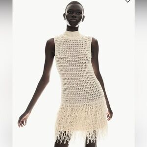 Fringed Knitted Dress